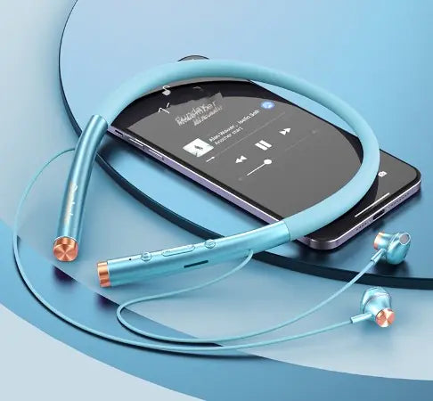 Neckband Sports Bluetooth Headphones with Stereo Sound