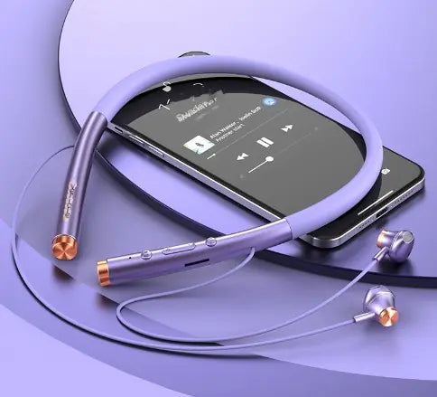 Neckband Sports Bluetooth Headphones with Stereo Sound