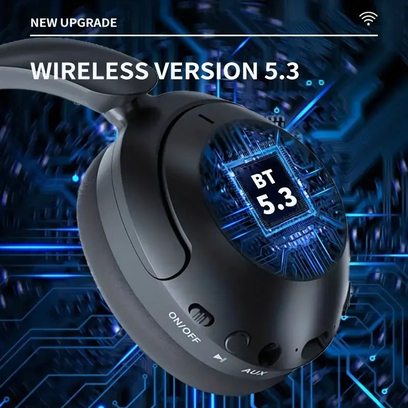 Wireless V5.3 Gaming Headset with HiFi Stereo Sound